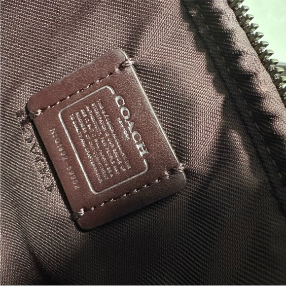 Coach Camera Bag Convertible Clutch Sadie Pebble Leather Cross Body Gold | 59952 - Picture 15 of 15